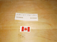 BILLING BOATS BLUENOSE DECALS AND CLOTH FLAG  NEW OLD STOCK FOR MODEL BOATS