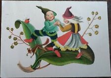 CHILDREN DANCING SQUIRREL Costume NATURE Ladybird Colour PC Switzerland 1932