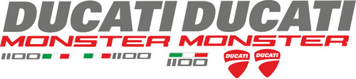 Replica monster 1100 stickers - replica,