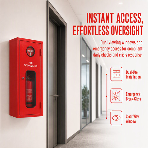 Fire extinguisher cabinet - fire,