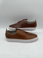 Men’s Grenson Low Sneaker 1 Leather Trainers Tan Brown UK 9 EU 43 BNWOB