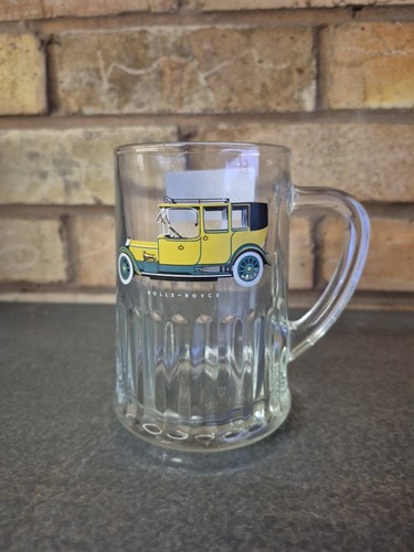 Vintage masonic glass tankard - masonic,