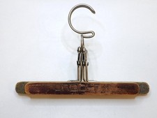 Vintage universal wooden hanger for trousers or skirts ORDO-FIX