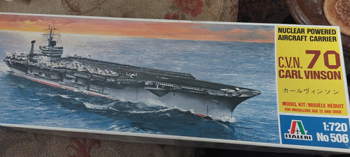 Vintage italeri uss carl - vintage,