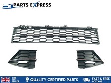 SKODA SUPERB 2015 - 2020 OE FRONT BUMPER LOWER GRILL + TRIM SET WITH CHROME