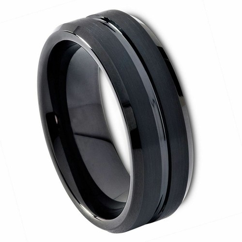 Tungsten carbide 8mm black - tungsten, ip