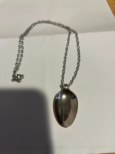 Stainless spoon pendent - spoon, 3"