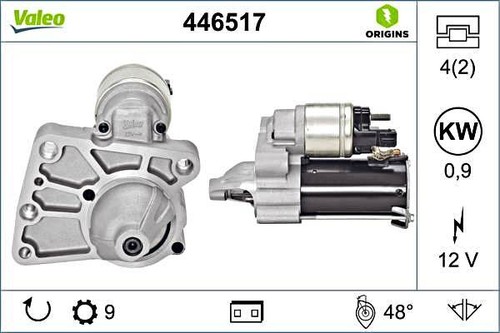 Valeo starter for citroen - for,