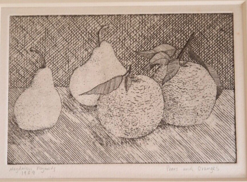 Etching still life - life, of