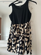 Ladies Animal Print Belted Playsuit Size XL