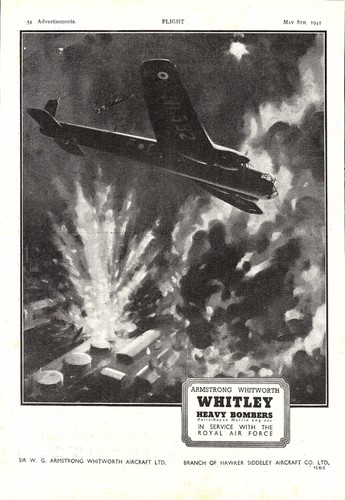 1941 advert for whitley - advert,