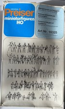 Preiser kit 16325 Railway  Personnel And Passangers Unpainted Figures
