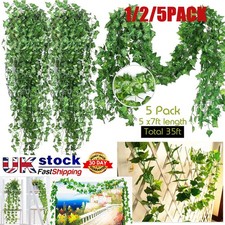 1-5X Artificial Hanging Plant Fake Vine Ivy Leaf Greenery Garland FOR Home/Party