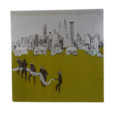 JONI MITCHELL Hissing Of Summer Lawns ASYLUM LP embossed gatefold UK VG+/VG+