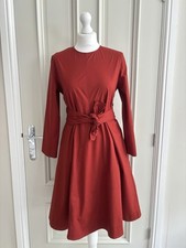 COS Rust Orange/Red Fit&Flare