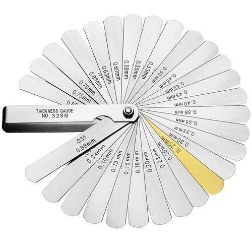 Feeler gauge metric - feeler, metric/imperial