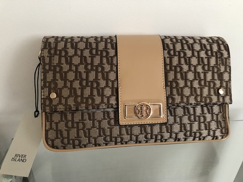 River island monogram baguette - river,