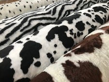 Fur fabric Cow, Dalmatian