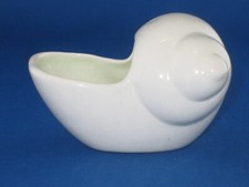 Plichta London Unusual Pottery Vintage Nautilus Sea Shell.