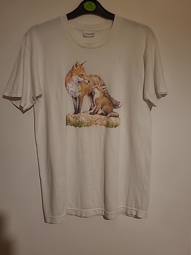 Fox and cub shirt - fox,