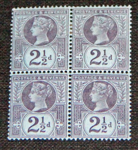 1887 2d purple - qv, on