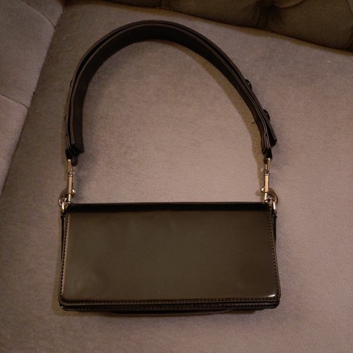 Zara black faux - faux, leather