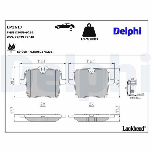 Disc brake pad - disc,