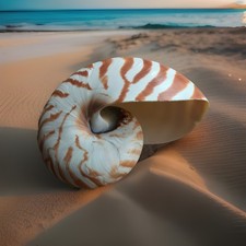 Small Tiger Nautilus Shell