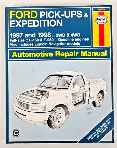 Haynes 36059 ford - pick-ups, &