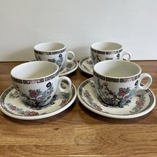 Dunn Bennett & Co Ltd / Royal Doulton Group - 4 Small Cups & Saucers