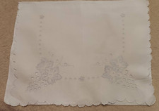 Vintage White Linen Cutwork