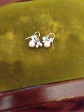 Vintage Pearl Cluster Drop