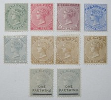 BERMUDA 1883-1901 Short Set To