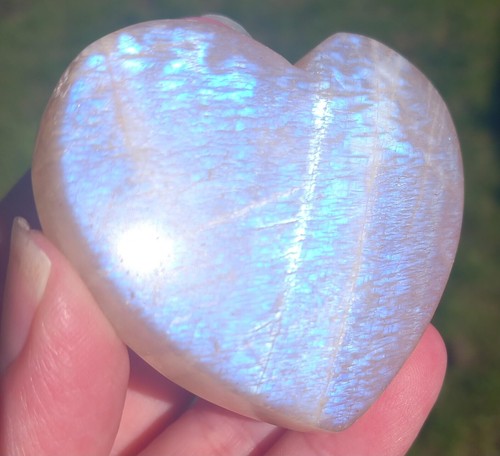 Heart moonstone high - 2"~3",