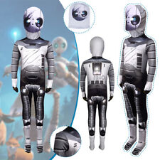 Book Week Outfits The Wild Robot Roz Kids Jumpsuits Hood Bodysuits Costume UK