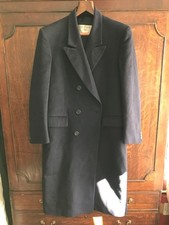 Crombie Navy Wool Double