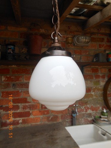 Vintage art deco opaline - opaline, milk