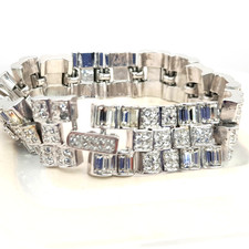 Vintage Wide Rhinestone