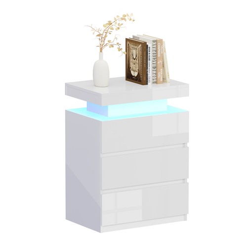 High gloss drawers bedside - gloss,