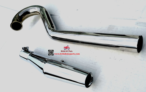 Exhaust pipe villiers 37a hi - exhaust,