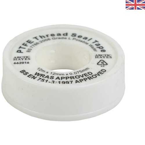 12m ptfe tape 100 - tape, virgin