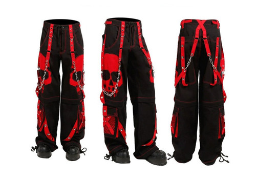 Gothic red skull punk - gothic,