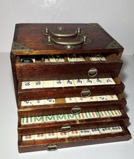 Antique 1920s Mah Jong Bone &