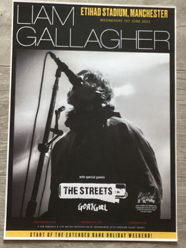 Liam gallagher concert poster - liam,