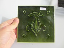 Antique Ceramic Tile Floral