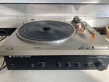 technics turntable, Cambridge audio amp, wharfdale speakers