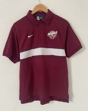 Vintage Manly Warringah Sea Eagles Polo Shirt Small Nike Burgundy Late 90s 