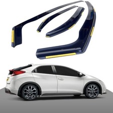Wind Deflectors For Honda Civic MK9 2012-2017 5 Doors Hatchback Haibak 4pc