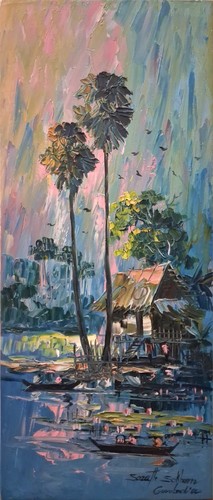 Oil painting canvas - painting,