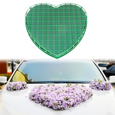 Green Heart Shape Floral Foam Flower Arrangement Bouquet Holder Wet & Dry Flower